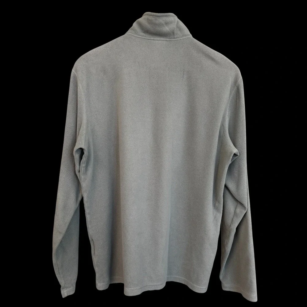The North Face Fleece Pullover‎ Mens M Medium Gray 1/4 Zip Long Sleeve #529